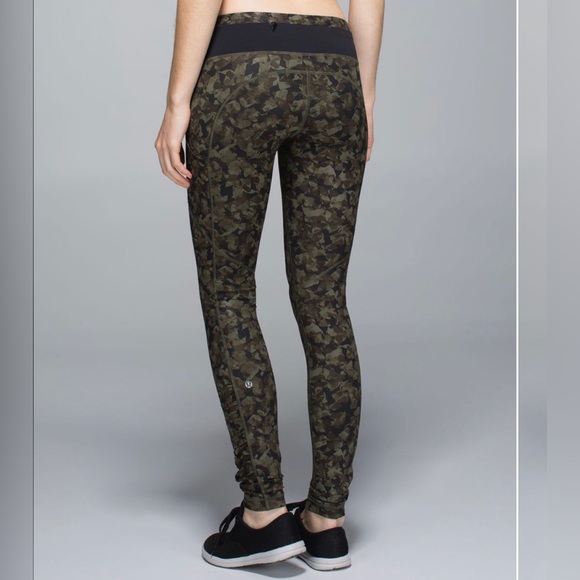 Lululemon Speed Tightblll Full On Luxtreme Camo Mystic Jungle Ruched Leggings - Picture 2 of 8